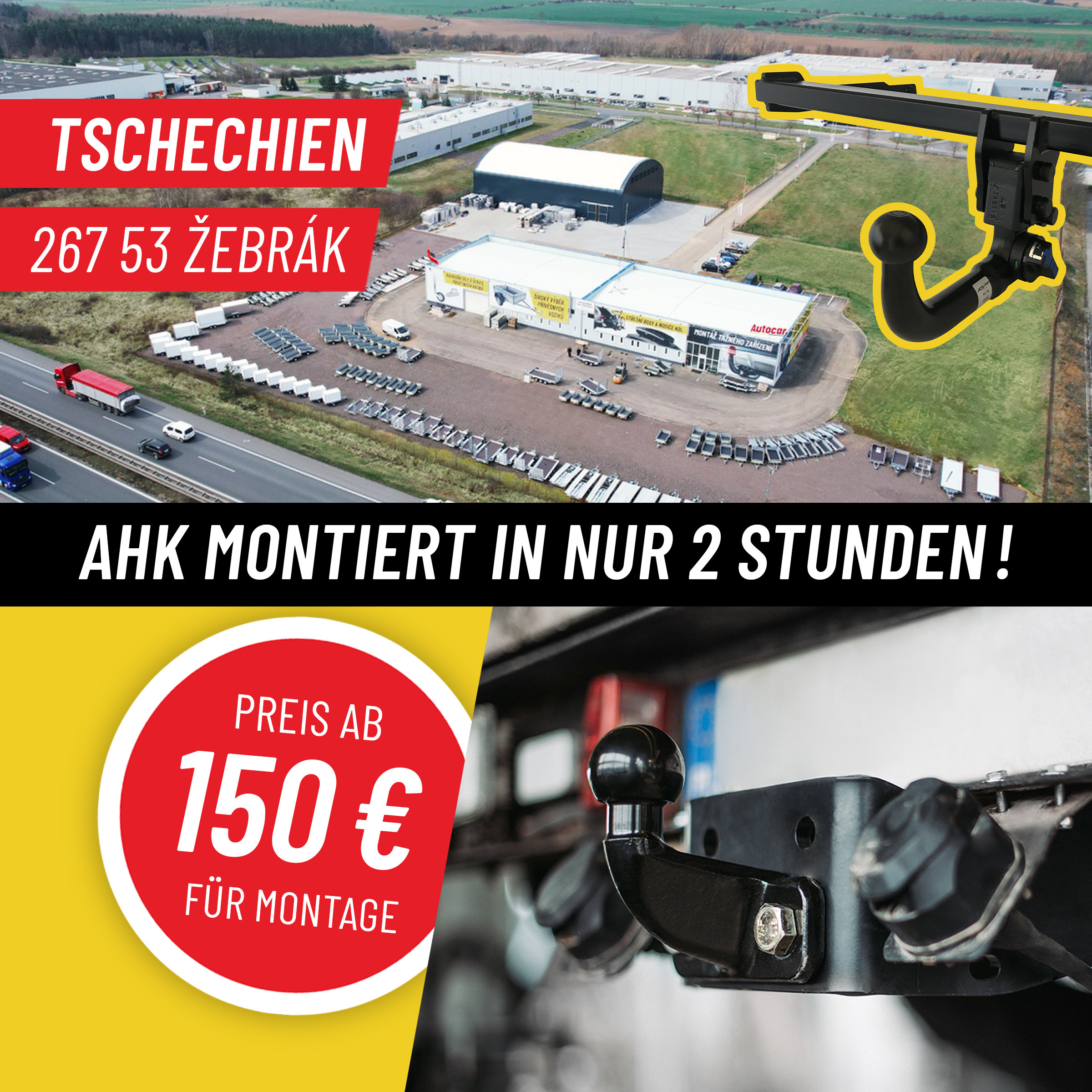 AHK montiert in nur 2 Stunden !